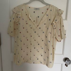 NWT Madewell Embroidered Gazebo Top